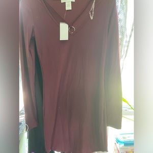 Macy’s Planet Gold T-Shirt dress size small